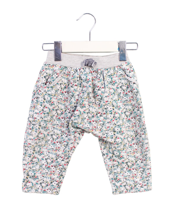 A Multicolour Casual Pants from Petit Bateau in size 6-12M for girl. (Front View)