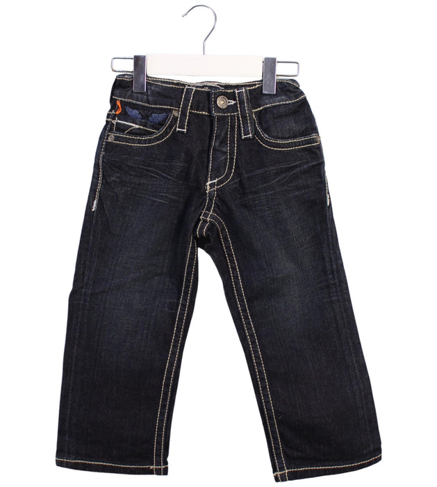 A Black Jeans from Robin's Jeans in size 2T for boy. (Front View)