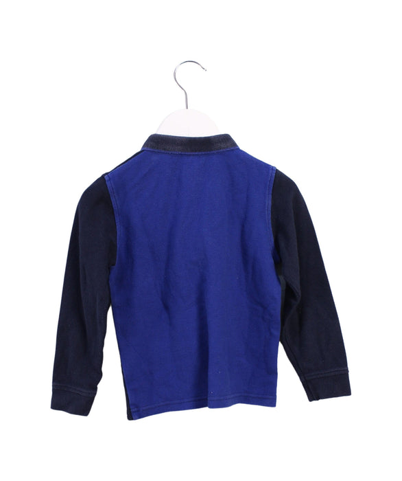 A Blue Long Sleeve Polos from Paul Smith in size 3T for boy. (Back View)