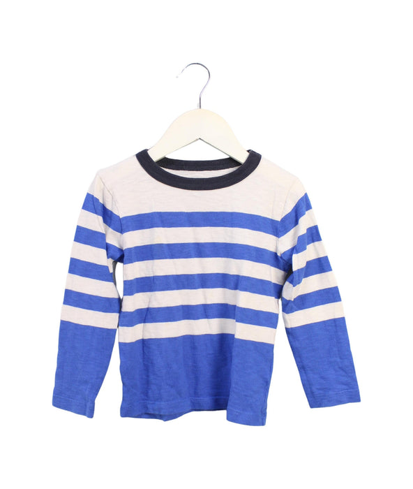 A Blue Long Sleeve Tops from Crewcuts in size 3T for boy. (Front View)