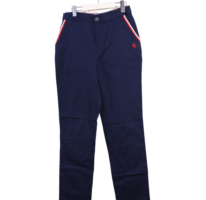 A Navy Dress Pants from Ferrari in size 12Y for boy. (Front View)