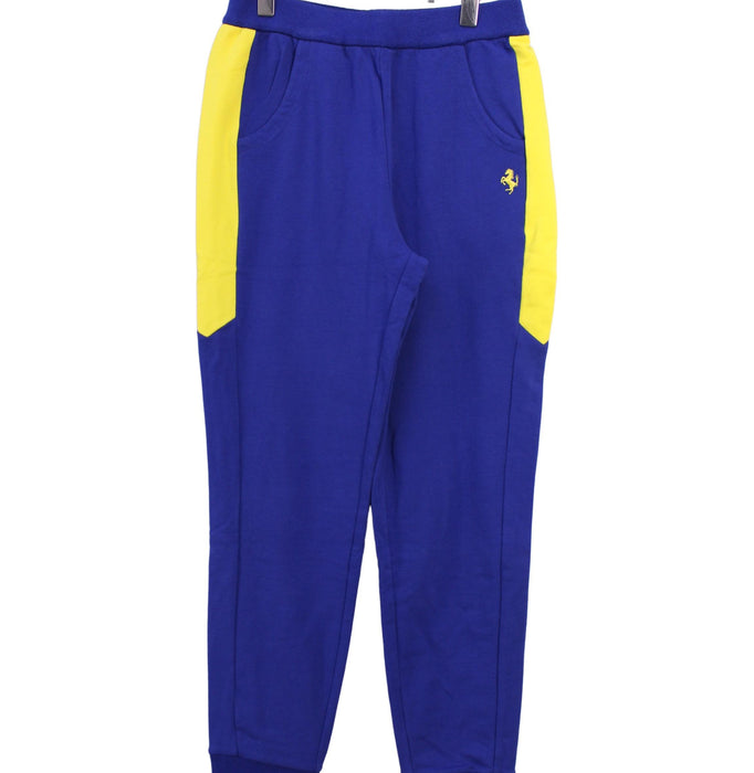 A Blue Sweatpants from Ferrari in size 12Y for boy. (Front View)