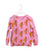 A Pink Crewneck Sweatshirts from Hugo Loves Tiki in size 4T for girl. (Front View)