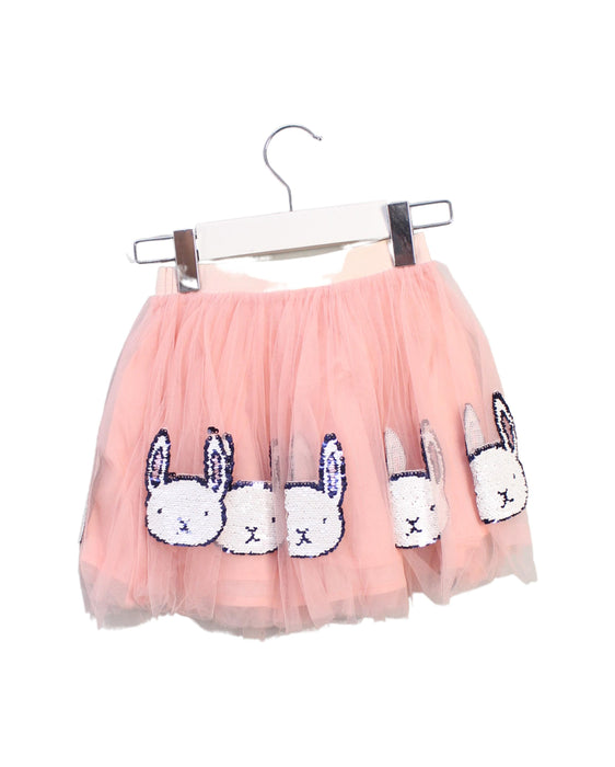 A Pink Tulle Skirts from Seed in size 4T for girl. (Back View)