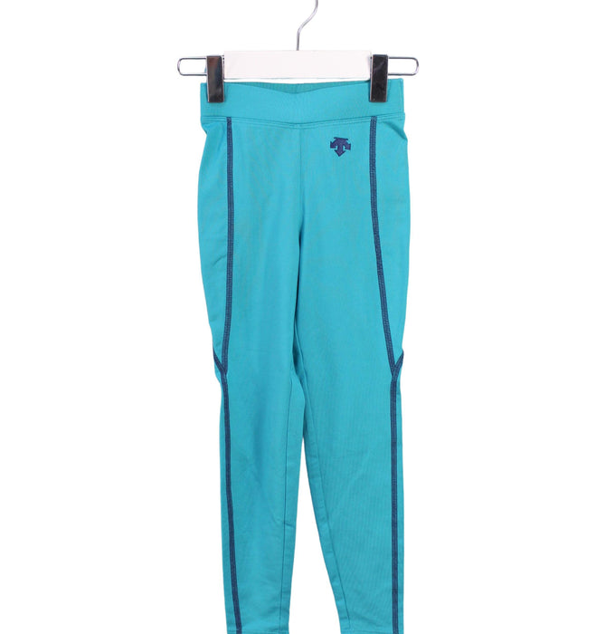 A Teal Active Pants from Descente in size 4T for girl. (Front View)