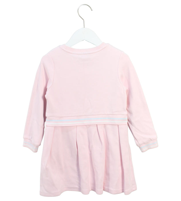 A Pink Sweater Dresses from Fila in size 4T for girl. (Back View)