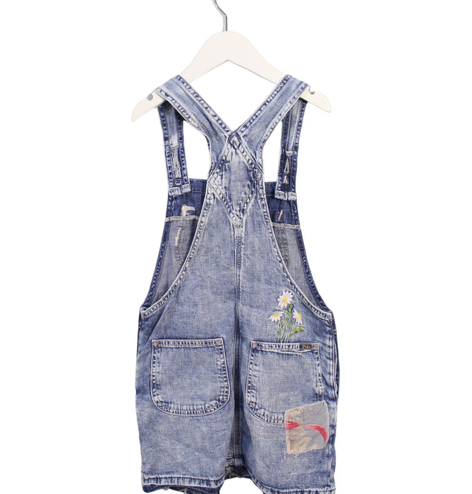 A Blue Overall Dresses from Polo Ralph Lauren in size 7Y for girl. (Back View)