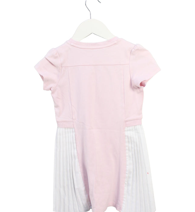 A Pink Short Sleeve Dresses from Fila in size 4T for girl. (Back View)