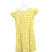 A Yellow Short Sleeve Dresses from Velveteen in size 4T for girl. (Back View)