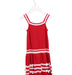 A Red Sleeveless Dresses from Nicholas & Bears in size 3T for girl. (Back View)