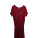 A Burgundy Short Sleeve Dresses from Abercrombie & Fitch in size 13Y for girl. (Front View)