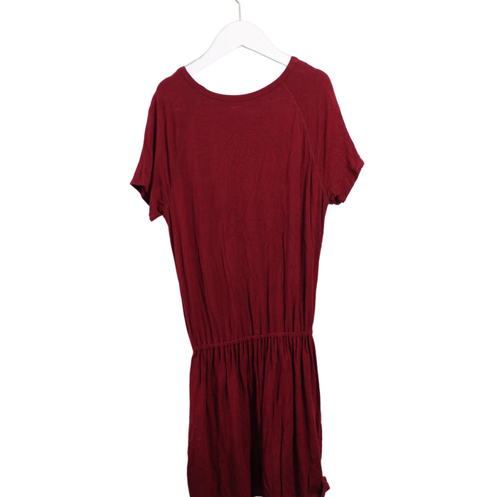 A Burgundy Short Sleeve Dresses from Abercrombie & Fitch in size 13Y for girl. (Back View)