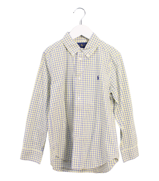 A Blue Shirts from Ralph Lauren in size 7Y for boy. (Front View)