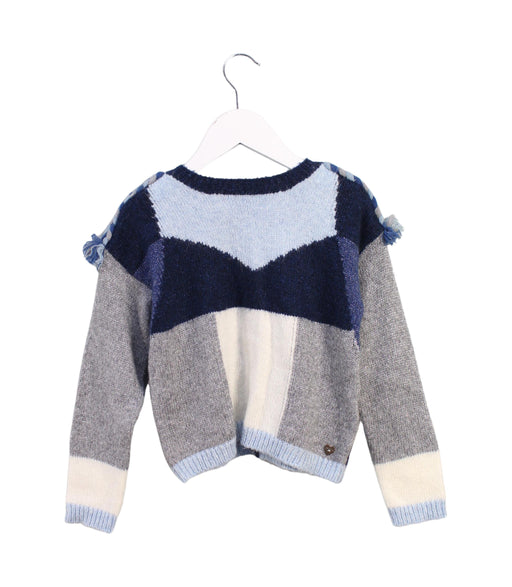 A Blue Knit Sweaters from Catimini in size 4T for boy. (Front View)