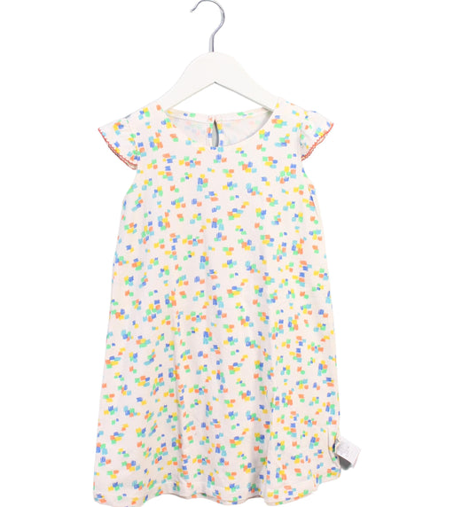 A White Short Sleeve Dresses from The Bonnie Mob in size 4T for girl. (Front View)