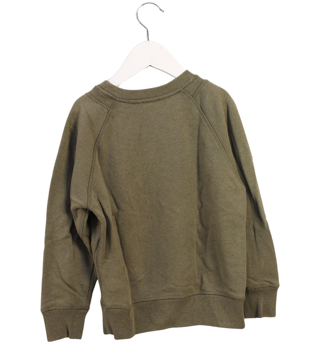 A Green Crewneck Sweatshirts from Burberry in size 6T for boy. (Back View)