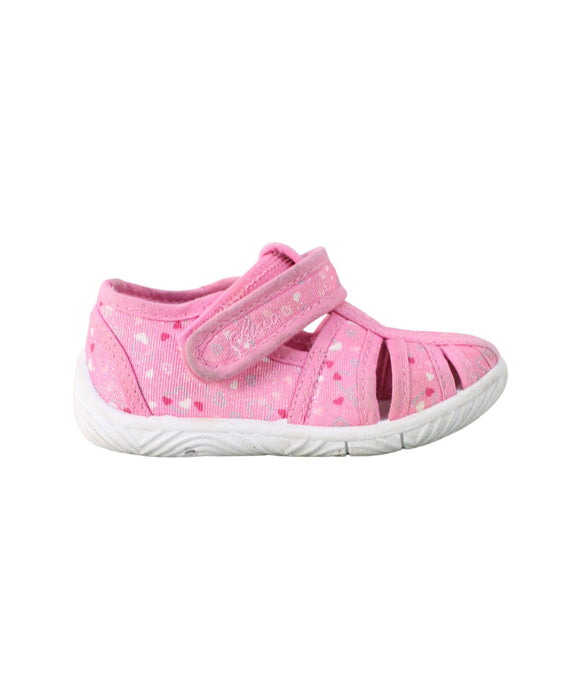 A Pink Sandals from Chicco in size 12-18M for girl. (Back View)