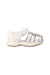 A White Sandals from Chicco in size 12-18M for girl. (Back View)