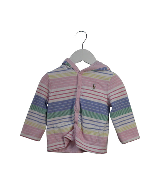 A Pink Cardigans from Ralph Lauren in size 6-12M for girl. (Front View)