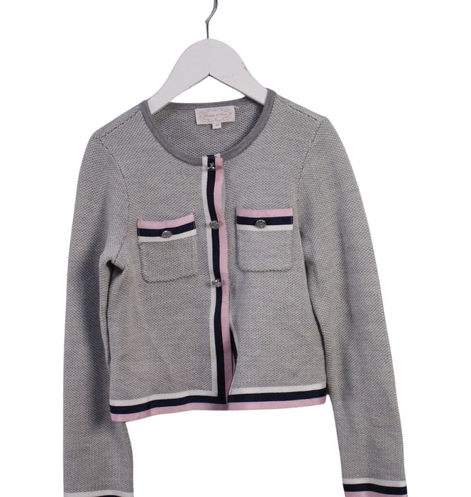 A Grey Cardigans from Nicholas & Bears in size 8Y for girl. (Front View)