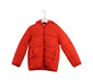 A Red Puffer/Quilted Jackets from Seed in size 5T for girl. (Front View)