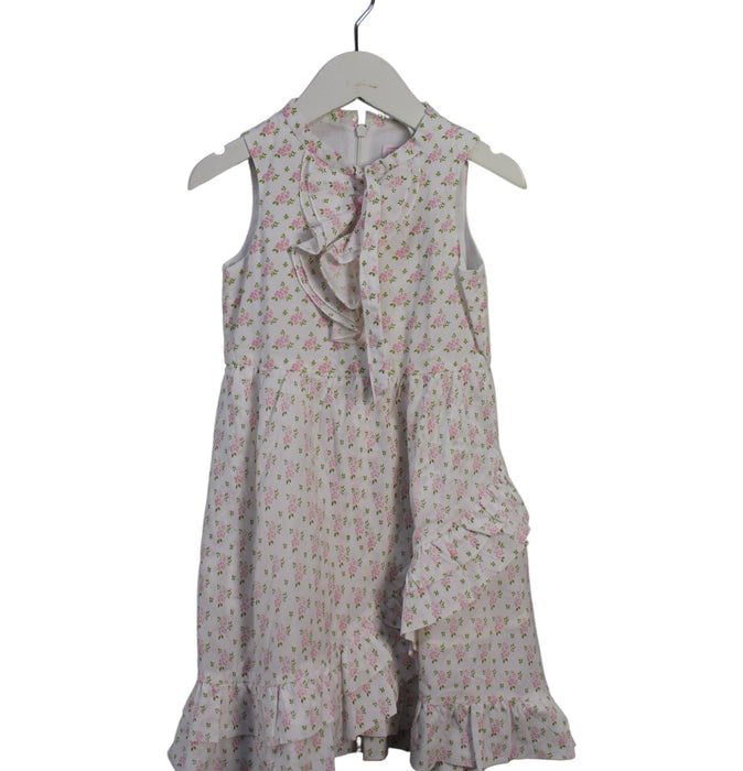 A White Sleeveless Dresses from Nicholas & Bears in size 2T for girl. (Front View)