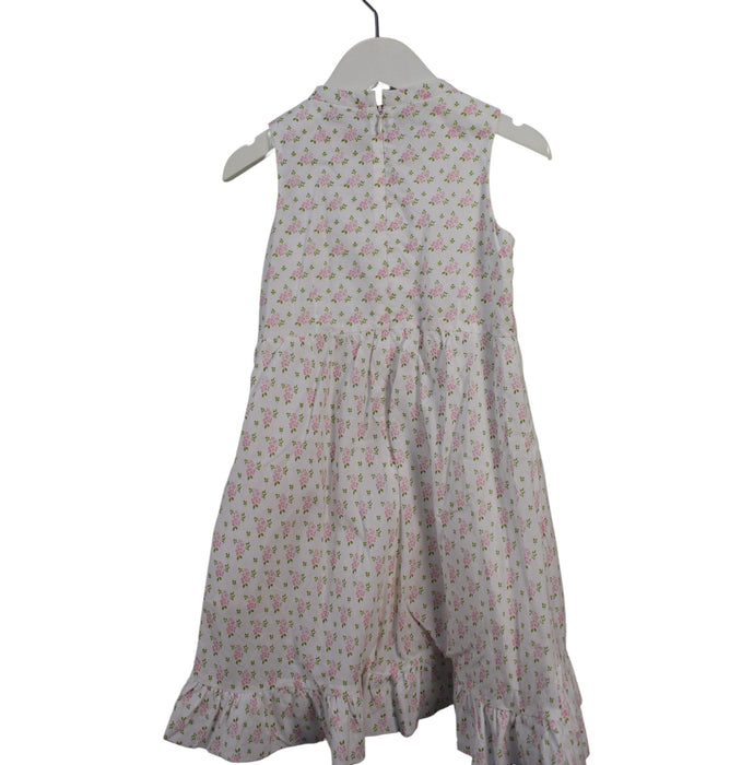 A White Sleeveless Dresses from Nicholas & Bears in size 2T for girl. (Back View)