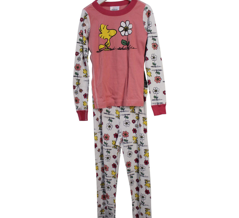 A Pink Pyjama Sets from Hanna Andersson in size 6T for girl. (Front View)