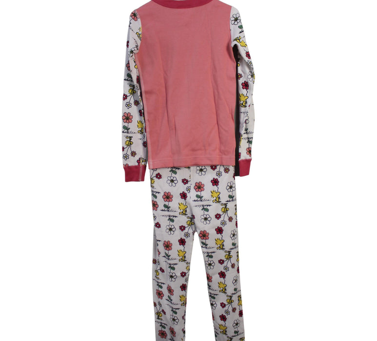 A Pink Pyjama Sets from Hanna Andersson in size 6T for girl. (Back View)