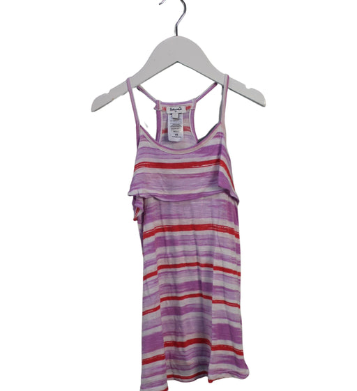 A Purple Sleeveless Dresses from Splendid in size 4T for girl. (Front View)