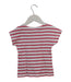 A Pink Short Sleeve T Shirts from Petit Bateau in size 3T for girl. (Back View)