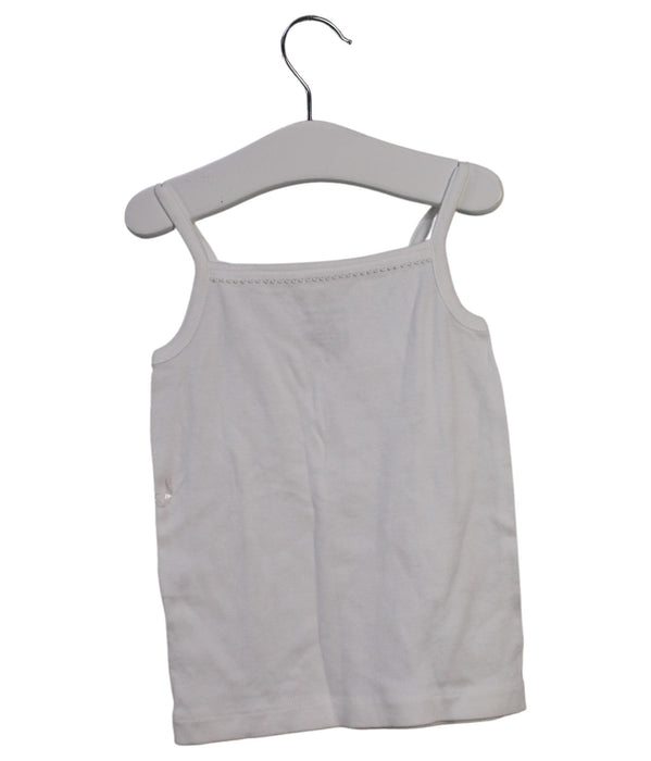 A White Sleeveless Tops from Hanna Andersson in size 18-24M for girl. (Back View)