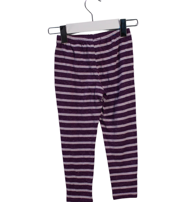 A Purple Leggings from Siaomimi in size 3T for girl. (Back View)