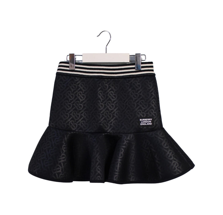 A Black Short Skirts from Burberry in size 8Y for girl. (Front View)