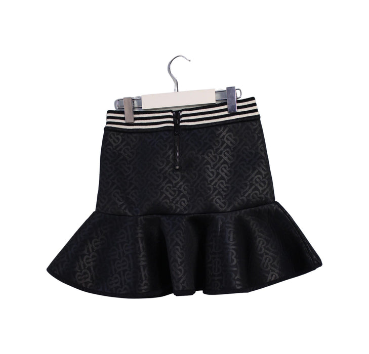 A Black Short Skirts from Burberry in size 8Y for girl. (Back View)