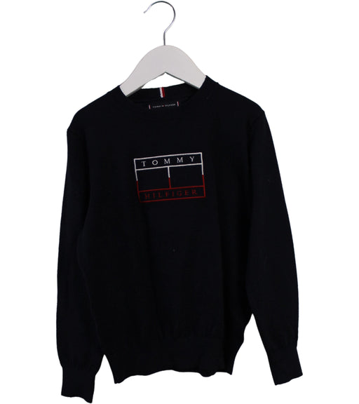 A Navy Knit Sweaters from Tommy Hilfiger in size 6T for boy. (Front View)