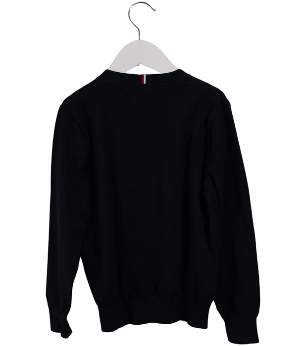 A Navy Knit Sweaters from Tommy Hilfiger in size 6T for boy. (Back View)