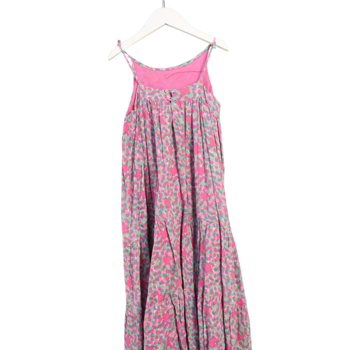 A Pink Sleeveless Dresses from Bonpoint in size 10Y for girl. (Back View)