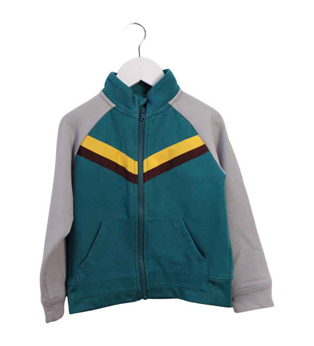 A Green Lightweight Jackets from Janie & Jack in size 3T for boy. (Front View)