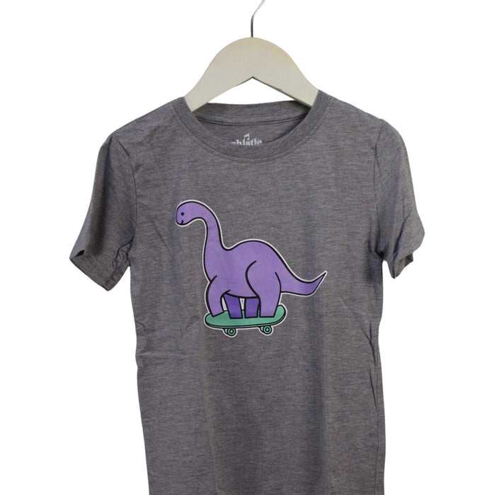 A Grey Short Sleeve T Shirts from Whistle & Flute in size 5T for neutral. (Front View)