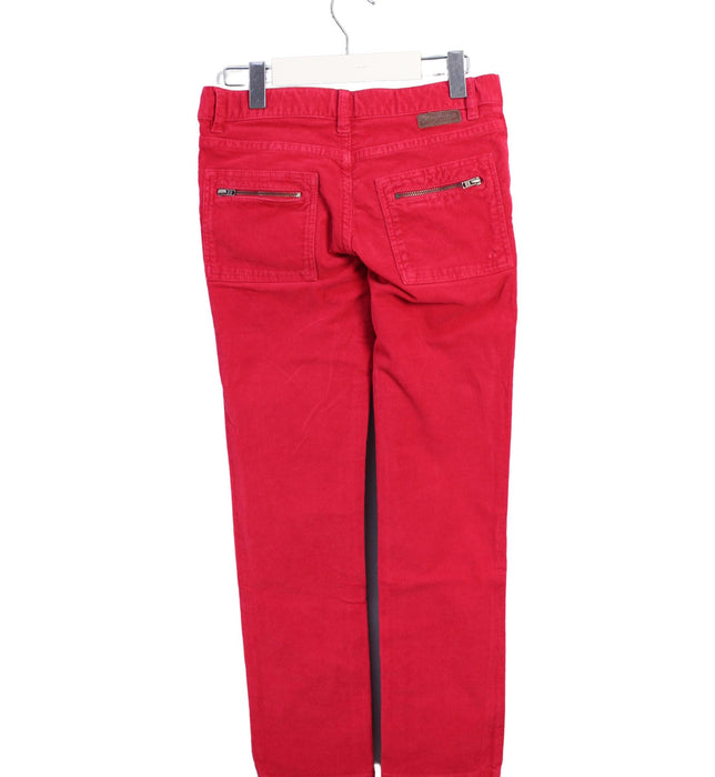 A Red Casual Pants from Bonpoint in size 8Y for girl. (Back View)