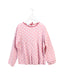 A Pink Long Sleeve Tops from Jacadi in size 7Y for girl. (Front View)