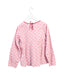 A Pink Long Sleeve Tops from Jacadi in size 7Y for girl. (Back View)