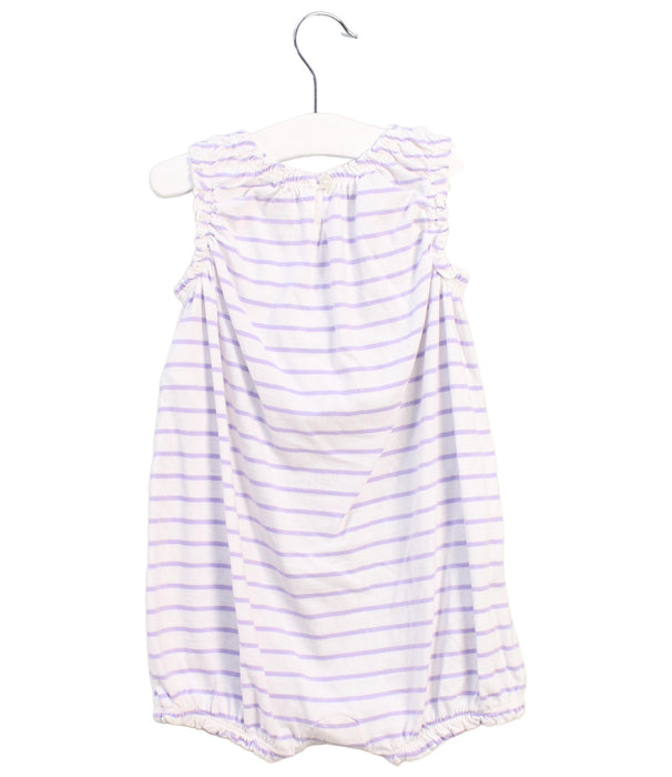 A Blue Sleeveless Rompers from Ralph Lauren in size 6-12M for girl. (Back View)