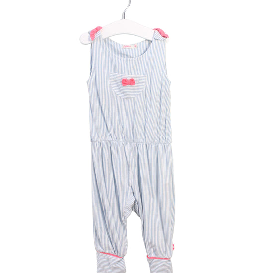 A Blue Sleeveless Jumpsuits from Billieblush in size 2T for girl. (Front View)