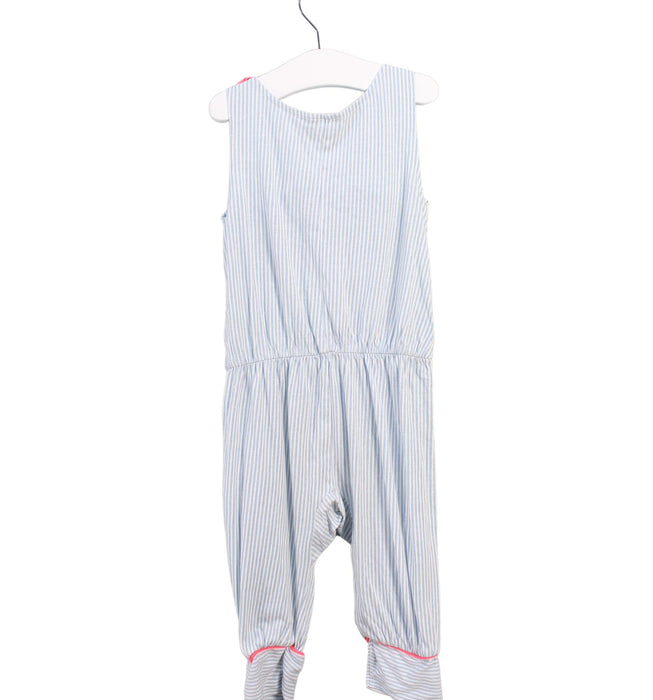 A Blue Sleeveless Jumpsuits from Billieblush in size 2T for girl. (Back View)