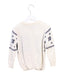 A White Cardigans from Petit Bateau in size 4T for girl. (Back View)