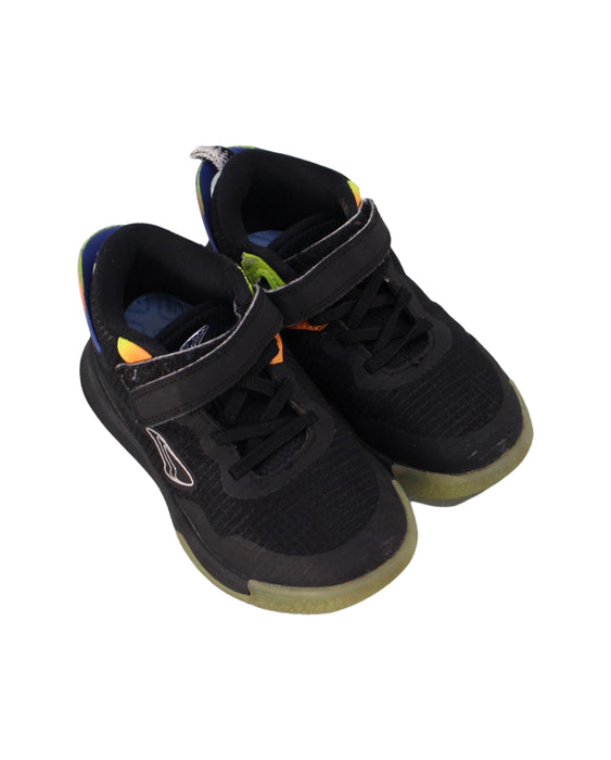 A Black Sneakers from Dr. Kong in size 5T for boy. (Front View)