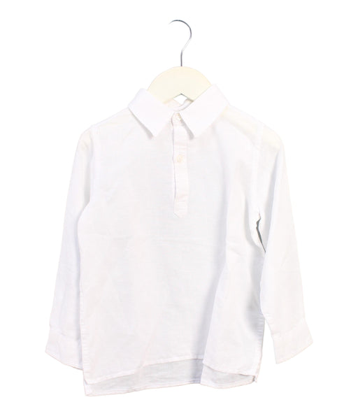 A White Shirts from Janie & Jack x Rachel Zoe in size 3T for boy. (Front View)