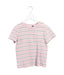 A Pink Short Sleeve T Shirts from Janie & Jack in size 3T for girl. (Front View)